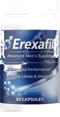Erexafil single bottle of men's support capsules, 30 capsules